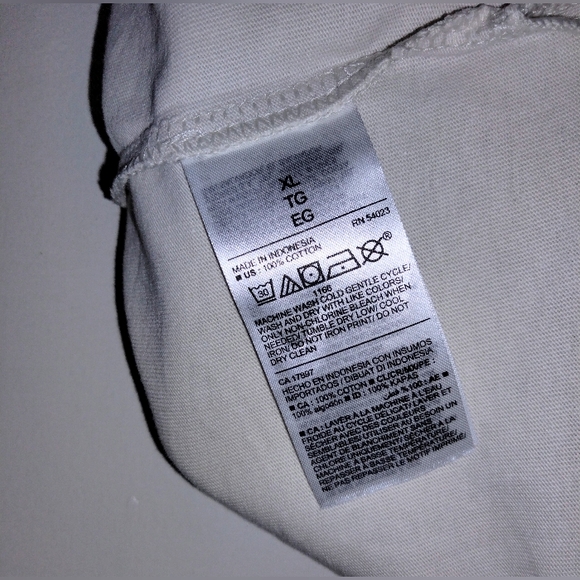 Old Navy Loose Vintage Long Sleeve Graphic T Shirt size XL Beige New w/ Tags - Picture 4 of 14